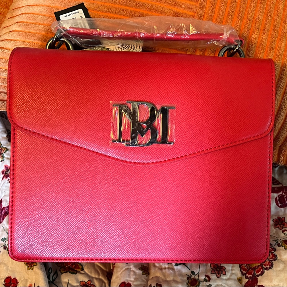 Badgley Mischka Elegant Red Women's Bag